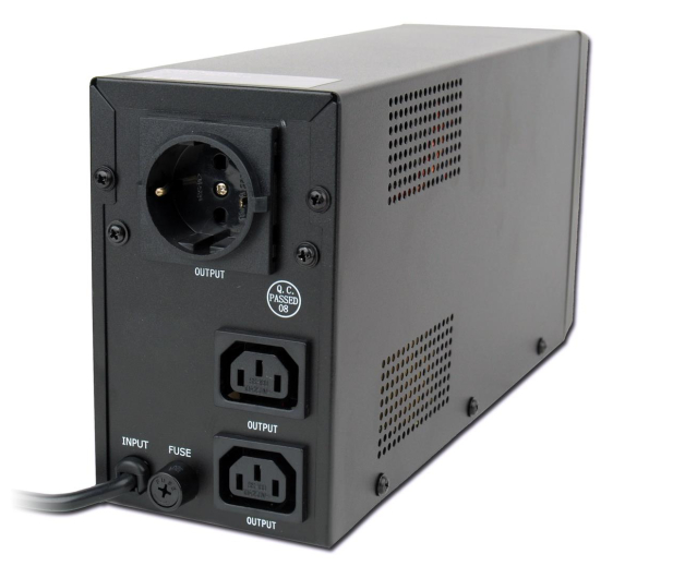 GEMBIRD UPS Energenie-Gembird Line-Interactive,650VA,2xIEC,1xSchuko 230V OUT,LCD EG-UPS-031 - 1230986 - zdjęcie 2